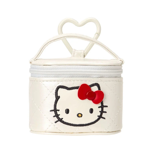 Sanrio Japan - Hello Kitty - Vanity-style Mini Accessory Case (miniature quilt - White)