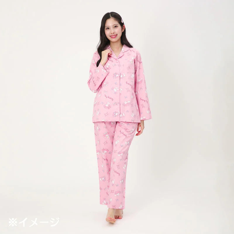 Sanrio Japan - My Melody - Broadcloth Shirt - Pajamas Set - Adults (pink)