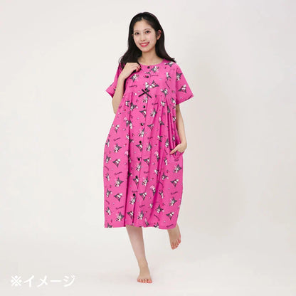 Sanrio Japan - Kuromi - Room Dress Pajamas - Adults (pink)