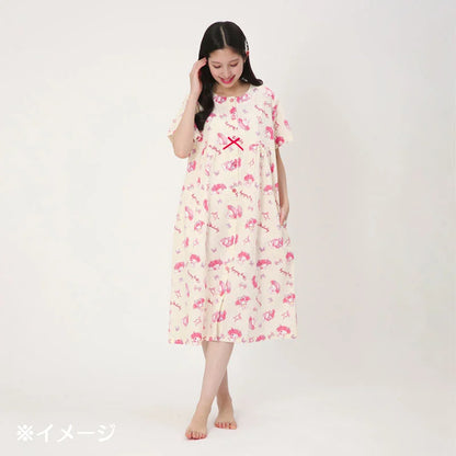 Sanrio Japan - My Melody - Room Dress Pajamas - Adults (cream)