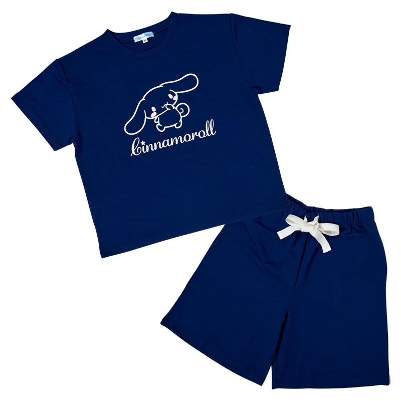 Sanrio Japan - Cinnamoroll - Short-sleeved Loungewear - Adults