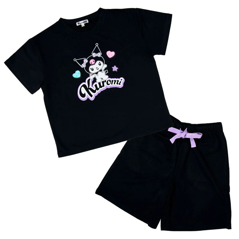 Sanrio Japan - Kuromi - Short-sleeved Loungewear - Adults