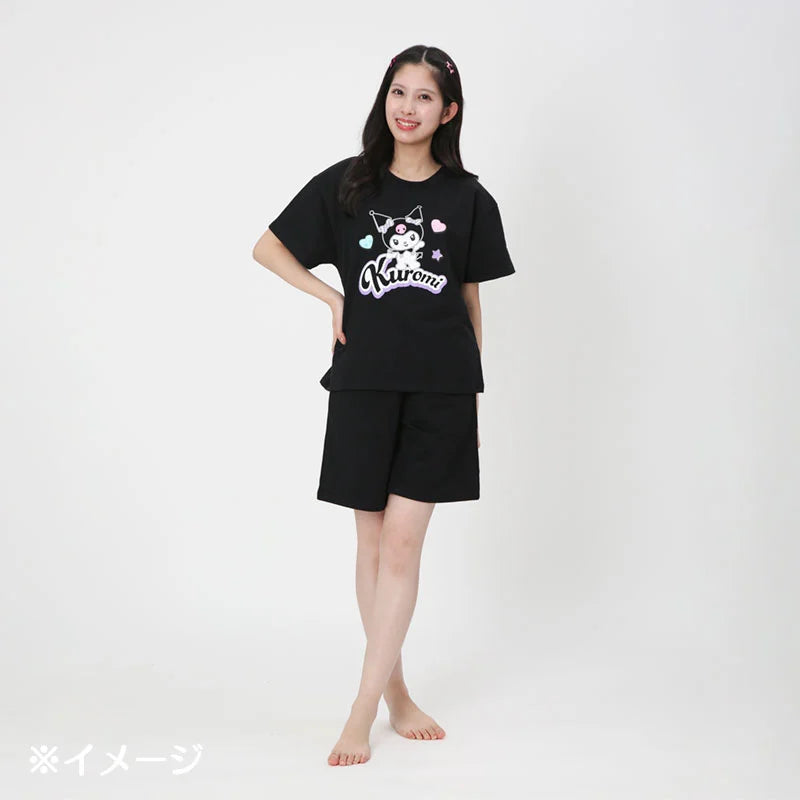 Sanrio Japan - Kuromi - Short-sleeved Loungewear - Adults
