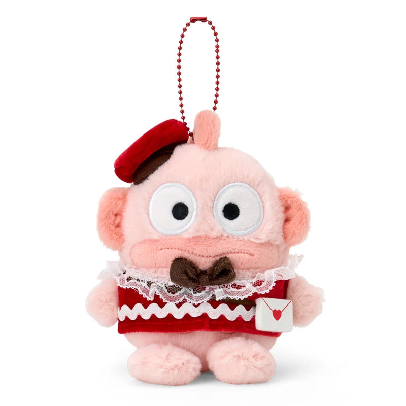 Sanrio Japan - Hangyodon - Plush Mascot Keychain (Lovely Love Letter)