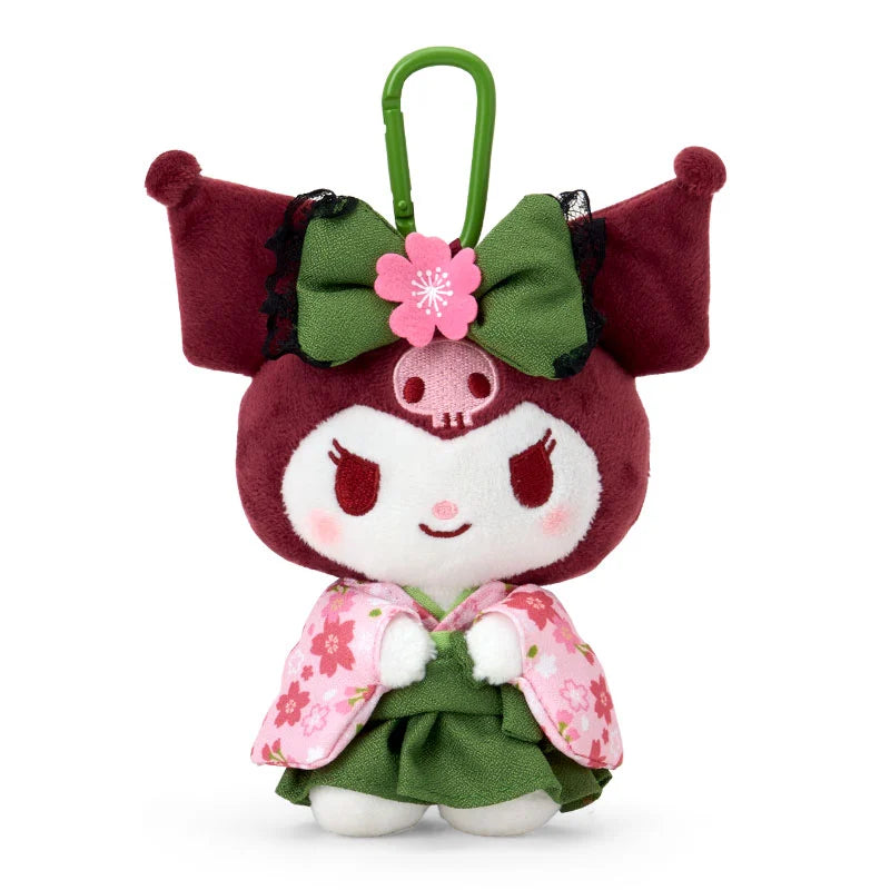 Sanrio Japan - Kuromi - Plush Mascot Keychain / Eco Bag (Matcha Kimono)