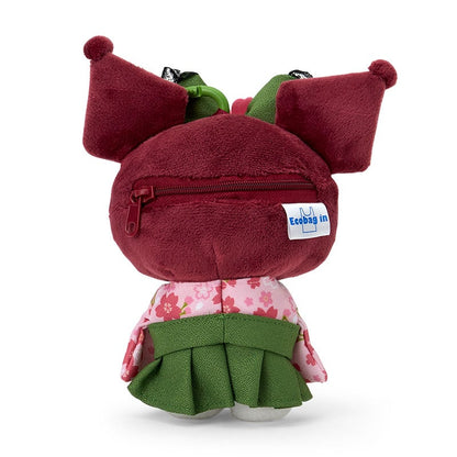 Sanrio Japan - Kuromi - Plush Mascot Keychain / Eco Bag (Matcha Kimono)