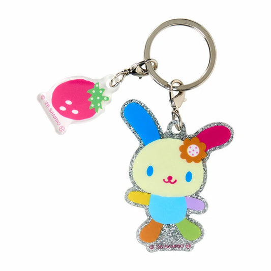 Sanrio Japan - Usahana - Double Acrylic Keychain (strawberry)