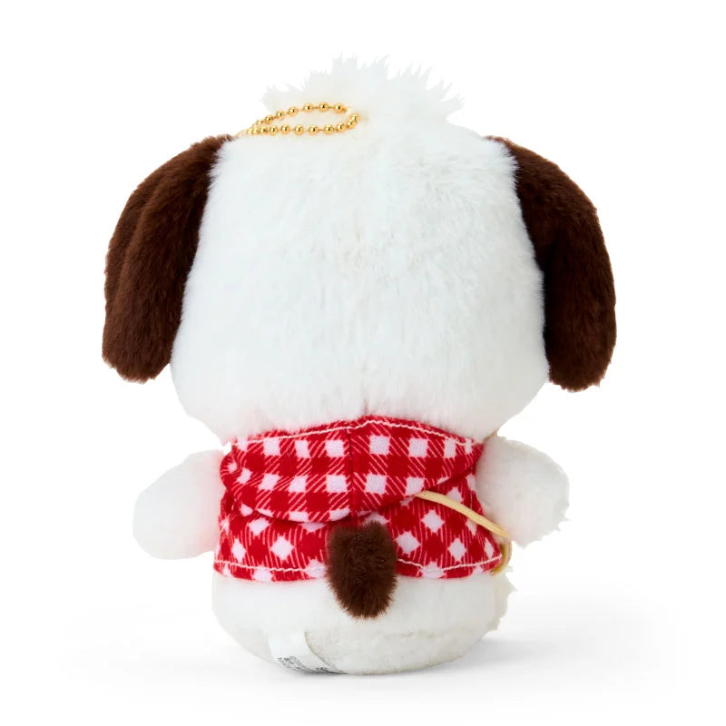 Sanrio Japan - Pochacco Plush Mascot Keychain (Pochacco Loves Pee-chans)