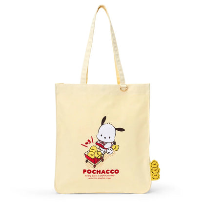 Sanrio Japan - Pochacco - Tote Bag (Pochacco Loves Pee-chans)