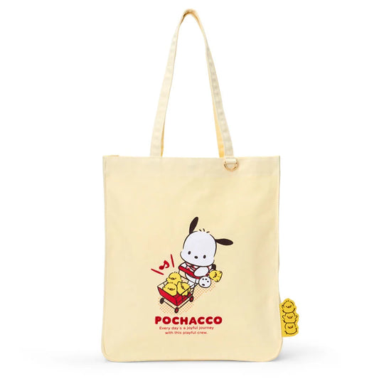 Sanrio Japan - Pochacco - Tote Bag (Pochacco Loves Pee-chans)