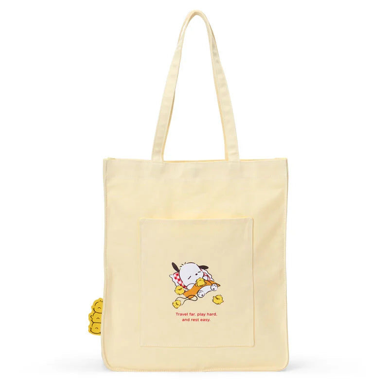 Sanrio Japan - Pochacco - Tote Bag (Pochacco Loves Pee-chans)