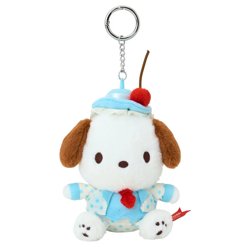 Sanrio Japan - Pochacco - Plush Keychain (Sweetcake Collection)