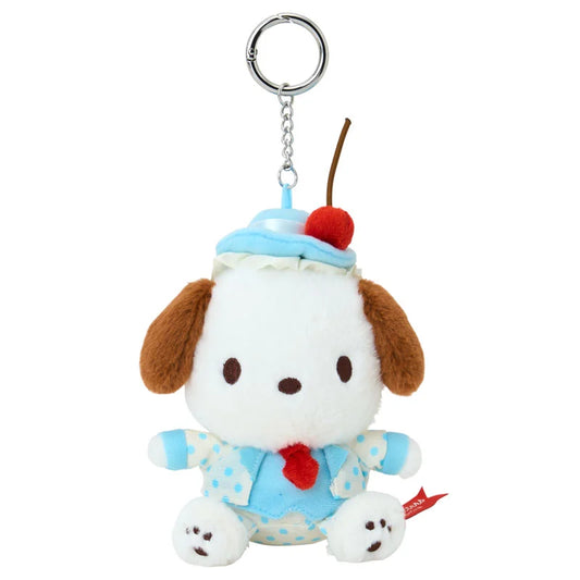 Sanrio Japan - Pochacco - Plush Keychain (Sweetcake Collection)