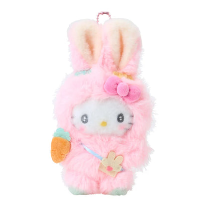 Sanrio Japan - Spring 2026 - Hello Kitty - Plush Keychain (The Club of Fluffy-Eared Rabbits)