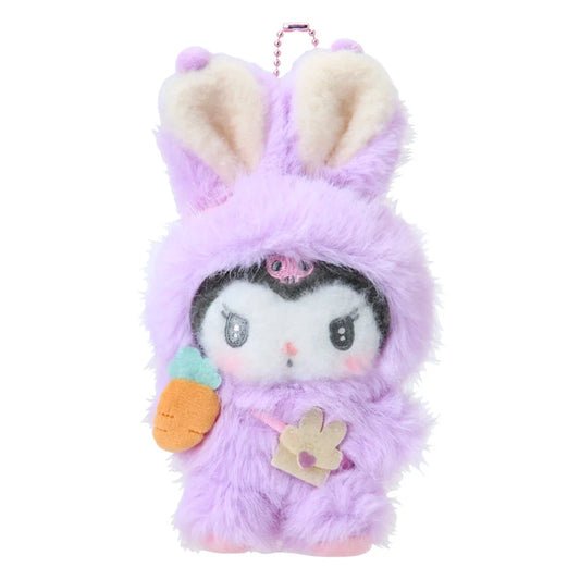 Sanrio Japan - Spring 2026 - Kuromi - Plush Keychain (The Club of Fluffy-Eared Rabbits)