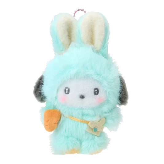 Sanrio Japan - Spring 2026 - Pochacco - Plush Keychain (The Club of Fluffy-Eared Rabbits)