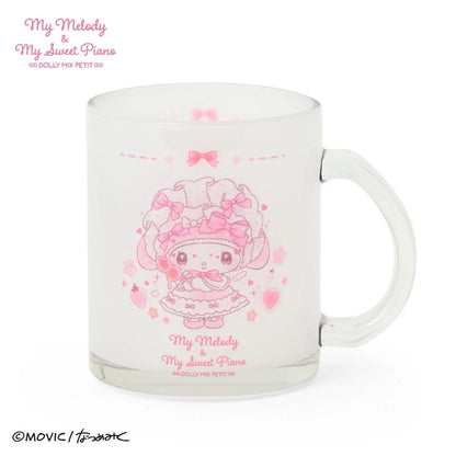 Sanrio Japan - My Melody & My Sweet Piano DOLLY MIX PETIT - Glass Mug