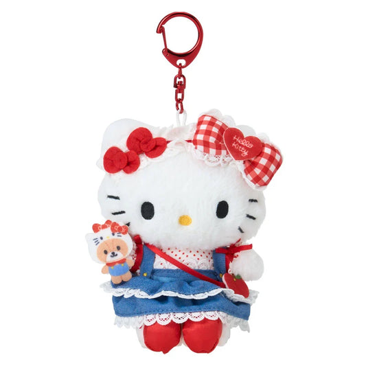 Sanrio Japan - Hello Kitty Plush Keychain (Character Grand Prix 4th Edition: Sanrio Coordinate Collection)
