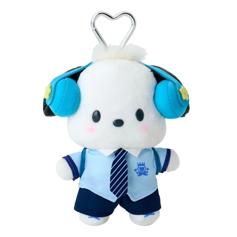 Sanrio Japan - Pochacco - School Girl Plush Keychain (Sanrio Academy Sparkling Journey)