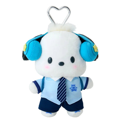 Sanrio Japan - Pochacco - School Girl Plush Keychain (Sanrio Academy Sparkling Journey)