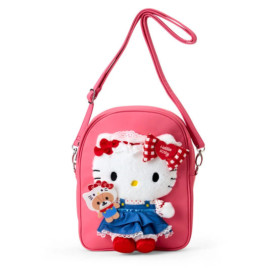 Sanrio Japan - Hello Kitty - Character-Shaped Appliqué Shoulder Bag (Character Grand Prix 4th Edition Sanrio Coordinate Collection)