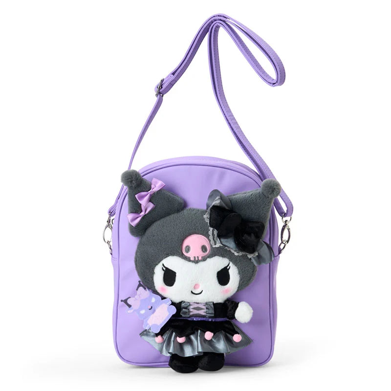 Sanrio Japan - Kuromi - Character-Shaped Appliqué Shoulder Bag (Character Grand Prix 4th Edition Sanrio Coordinate Collection)