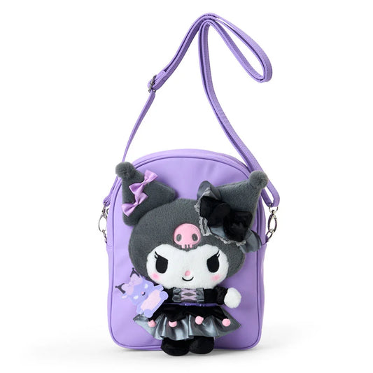 Sanrio Japan - Kuromi - Character-Shaped Appliqué Shoulder Bag (Character Grand Prix 4th Edition Sanrio Coordinate Collection)