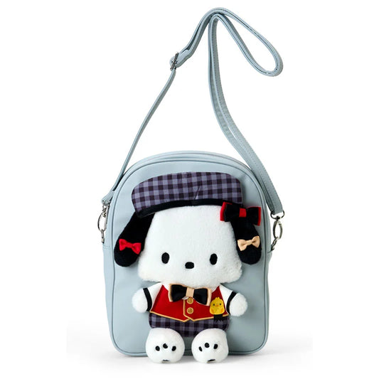 Sanrio Japan - Pochacco - Character-Shaped Appliqué Shoulder Bag (Character Grand Prix 4th Edition Sanrio Coordinate Collection)