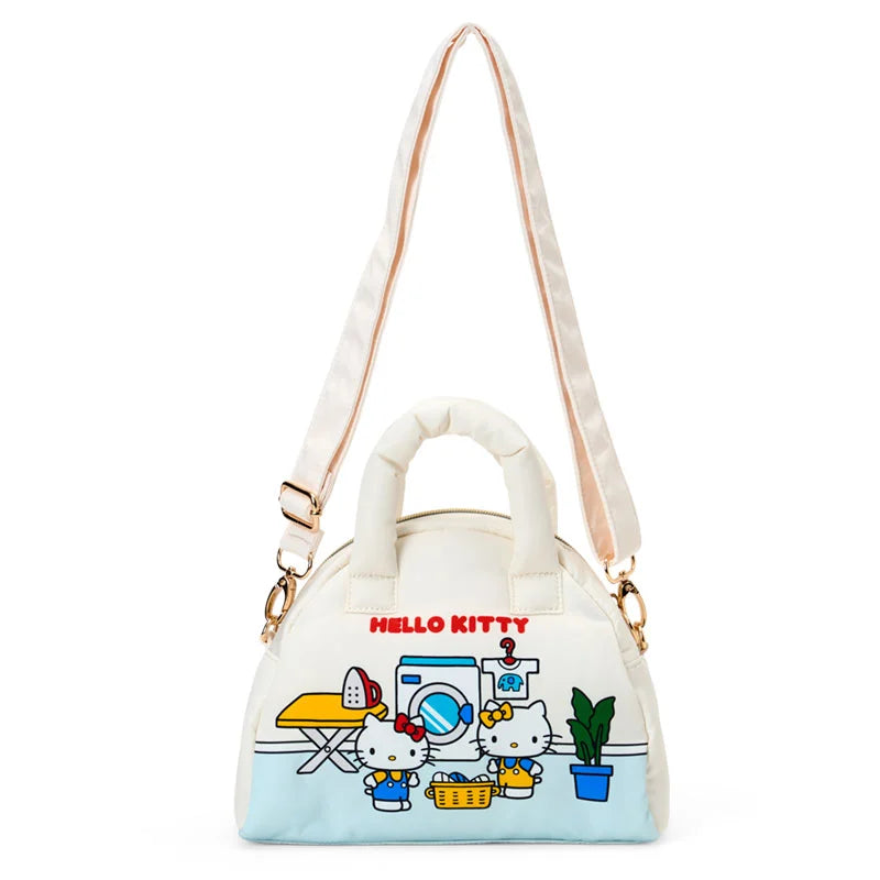 Sanrio Japan - Hello Kitty - Puff Boston Bag (White)