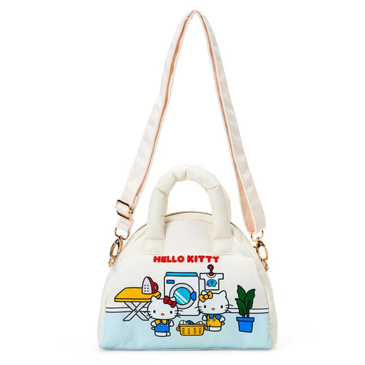 Sanrio Japan - Hello Kitty - Puff Boston Bag (White)
