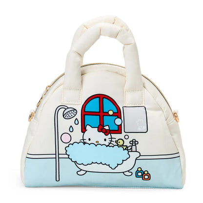 Sanrio Japan - Hello Kitty - Puff Boston Bag (White)