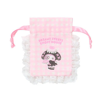 Sanrio Japan - My Melody Mini Drawstring Bag - (Dreamy Sweets Ghost House)