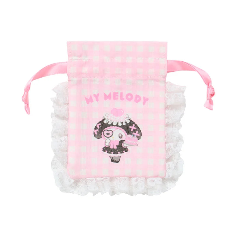 Sanrio Japan - My Melody Mini Drawstring Bag - (Dreamy Sweets Ghost House)