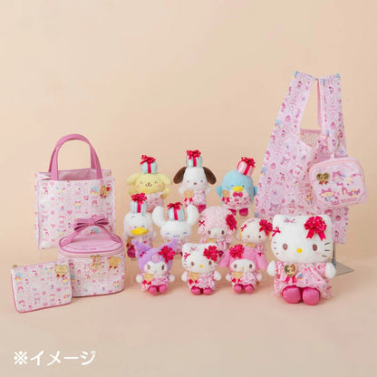Sanrio Japan -  Sanrio Shops 55th anniversary - Hello Kitty Plush Keychain (wrapping paper)