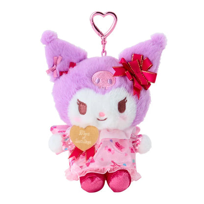 Sanrio Japan -  Sanrio Shops 55th anniversary - Kuromi Plush Keychain (wrapping paper)