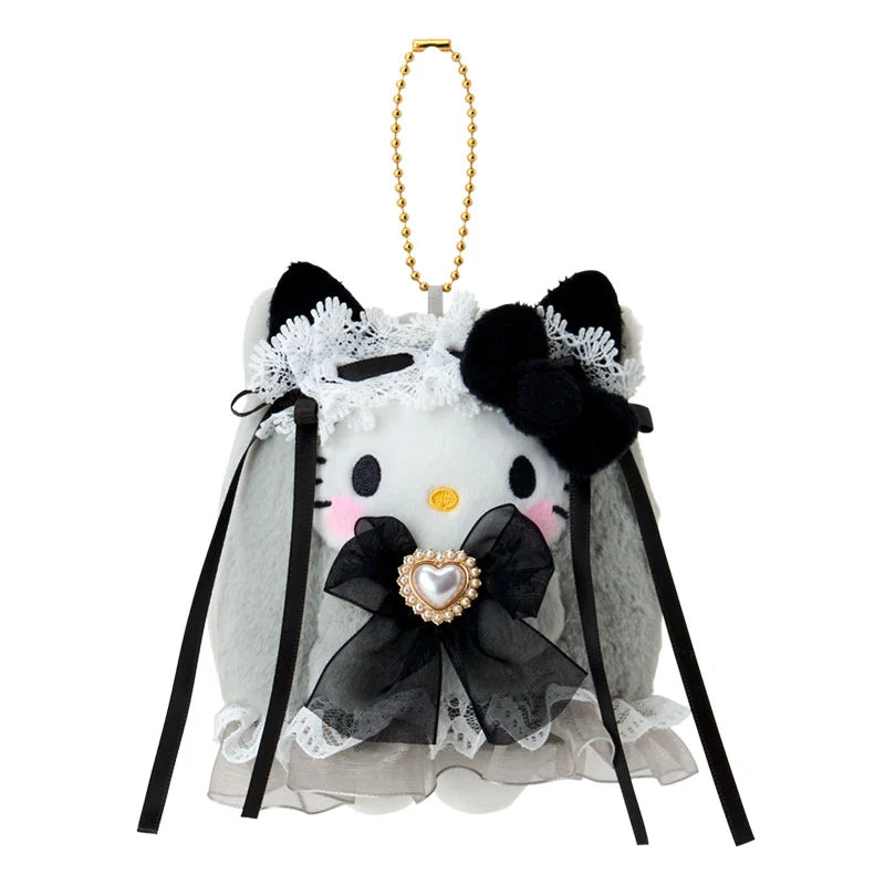 Sanrio Japan - Hello Kitty Plush Keychain - Lolita Ghost (Black)