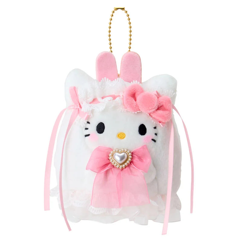 Sanrio Japan - Hello Kitty Plush Keychain - Lolita Ghost (Pink)