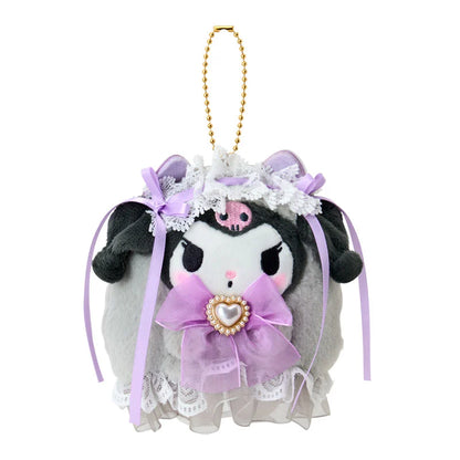 Sanrio Japan - Kuromi Plush Keychain - Lolita Ghost
