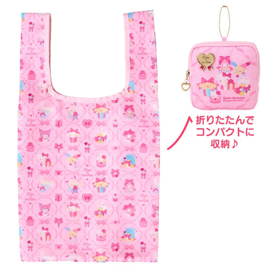 Sanrio Japan -  Sanrio Shops 55th anniversary - Sanrio Characters - ECO Bag with Case (wrapping paper)