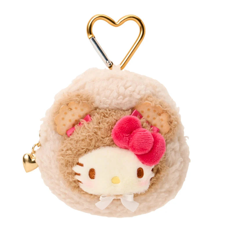 Sanrio Japan - Cookie Fluffy Bear - Hello Kitty - Plush Pouch