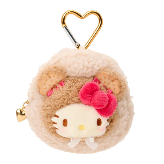 Sanrio Japan - Cookie Fluffy Bear - Hello Kitty - Plush Pouch