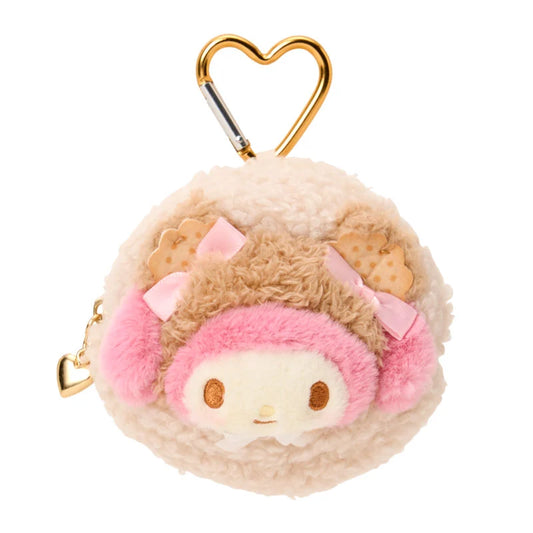 Sanrio Japan - Cookie Fluffy Bear - My Melody - Plush Pouch