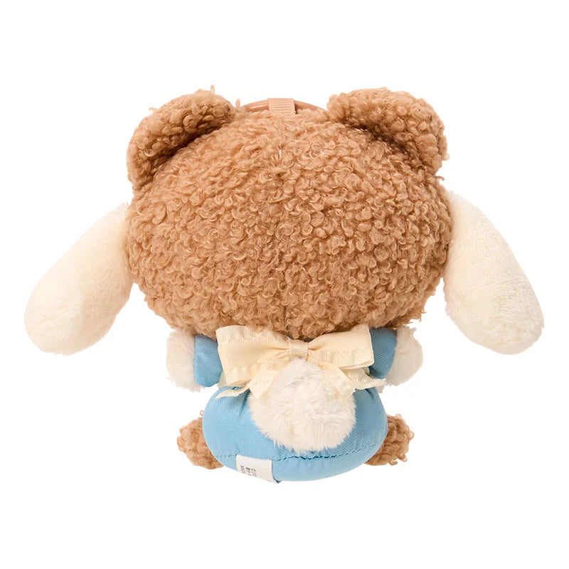 Sanrio Japan - Cookie Fluffy Bear - Cinnamoroll Plush Keychain