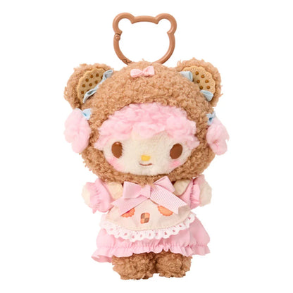 Sanrio Japan - Cookie Fluffy Bear - My Sweet Piano - Plush Keychain