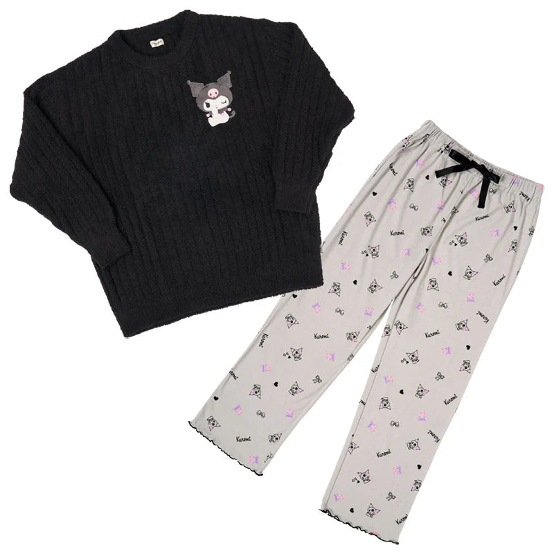 Sanrio Japan - Kuromi - Knit Loungewear